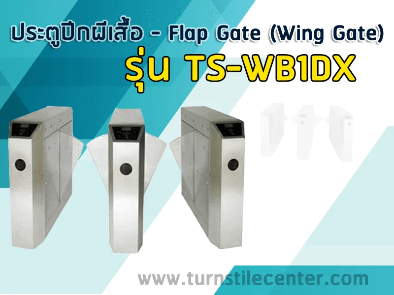 ประตูปีกผีเสื้อแบบรถไฟฟ้า BTS รุ่น TS-WB1DX