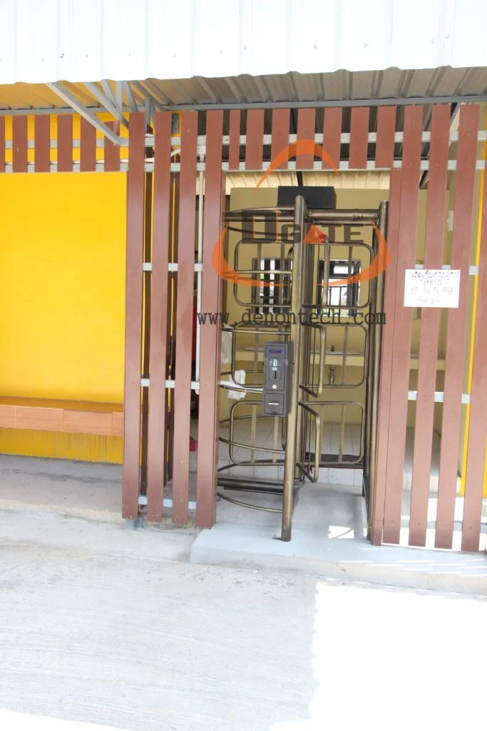 เครื่องกั้นสามขา Full Height ตลาดบางแค2
