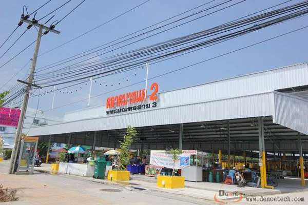 ผลงานติดตั้งเครื่องกั้น Full Height ตลาดบางแค 2 ภาพที่ 2
