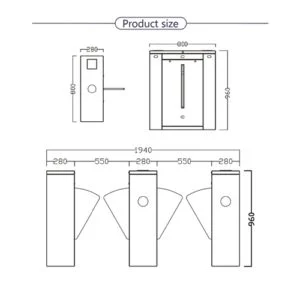 FLAP BARRIER ประตูปีกผีเสื้อ
