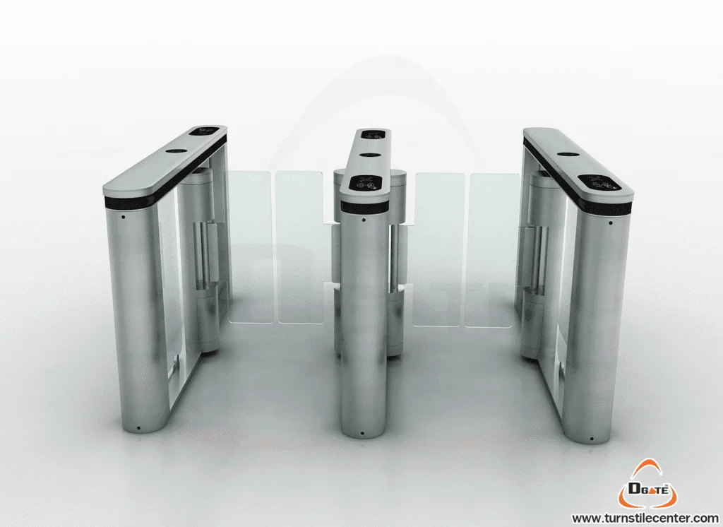 ประตูกั้นคนเข้าออกบานสวิง ( Swing Gate ) รุ่น TS-8008Z-2