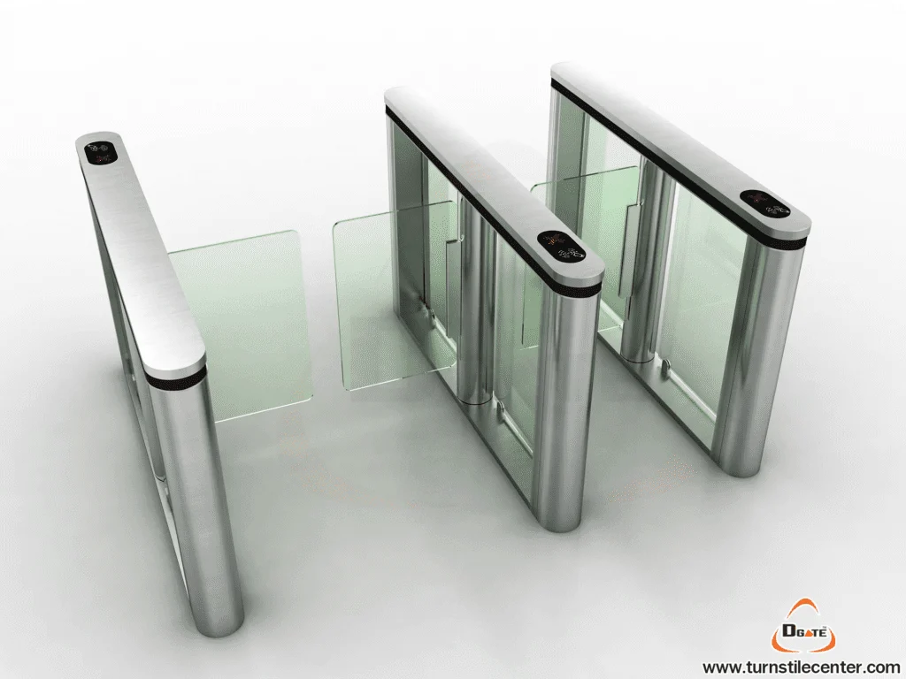 เครื่องกั้นทางบานสวิง (Swing Gate) รุ่น TS-H8008-2