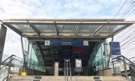 รถไฟฟ้าใต้ดิน MRT สถานีกำแพงเพชร ติดตั้ง เครื่องนับคน (DCounter)