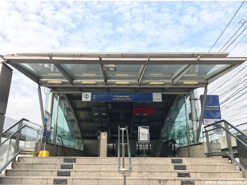 รถไฟฟ้าใต้ดิน MRT สถานีกำแพงเพชร ติดตั้ง เครื่องนับคน (DCounter)