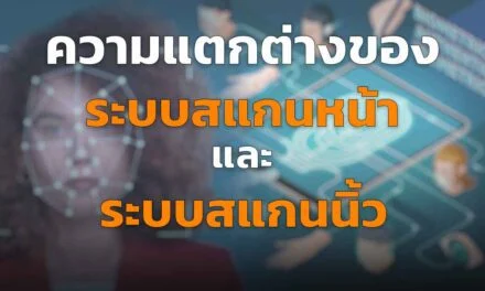 สแกนหน้า กับ สแกนนิ้ว แตกต่างกันอย่างไร เลือกใช้อย่างไร ให้เหมาะกับธุรกิจคุณ
