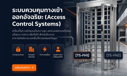 ประตูหมุนกั้นคน Full Height Turnstile 21 รุ่น ราคาถูก | DGATE