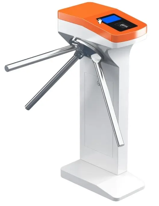TS-MP06 สีส้มและขาว รุ่น Smart QR Ticket Gate