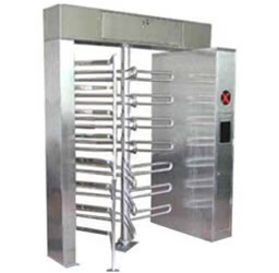 ประตูหมุนกั้นคนเหล็กกล้า Full Height Turnstile TS-FH4 | DGATE